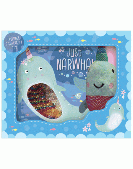 Just Narwhal Book and Plush