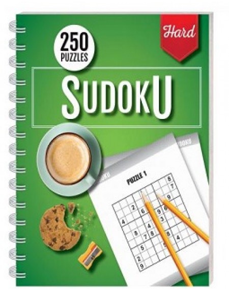 250 Puzzles : Sudoku Hard (Spiral Bound)