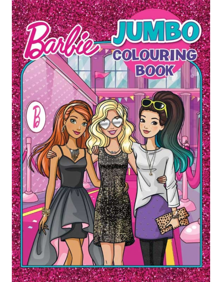 Barbie Jumbo Colouring Book