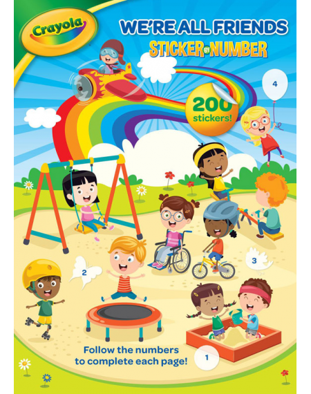 Crayola Sticker by Number Activity Book