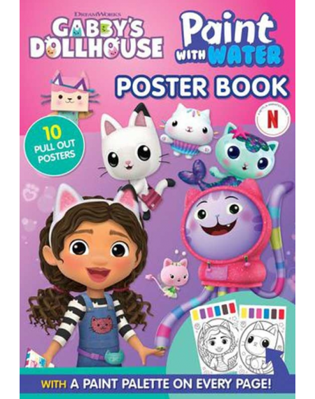 Gabby’s Dollhouse Paint with Water Book