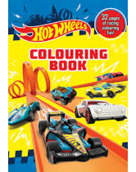 Hot Wheels Colouring Book