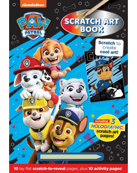PAW Patrol Scratch Art Book