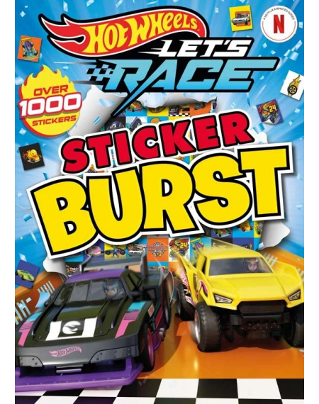 Hot Wheels Let’s Race Sticker Burst Activity Book