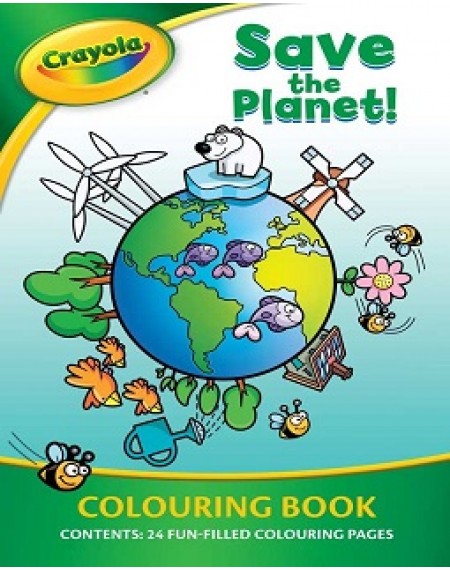 Crayola Save The Planet Colouring Book