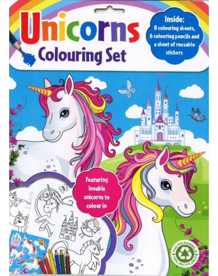 Colouring Set :Unicorns
