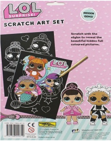 LOL Surprise Scratch Art Set