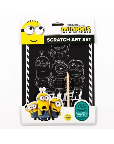 Minions  Scratch Art Set