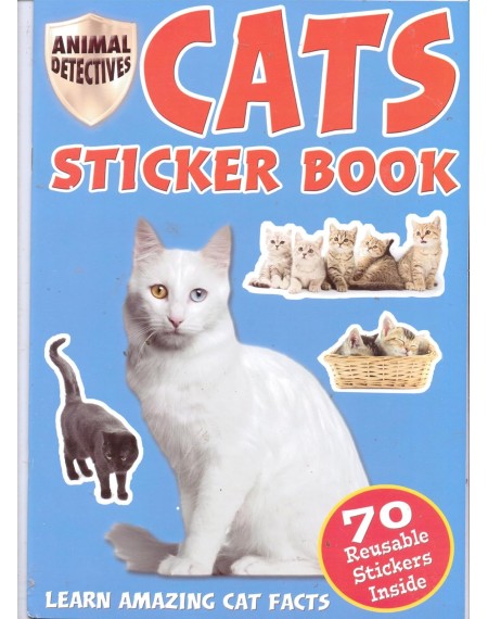 Animal Detective Cats Sticker Book