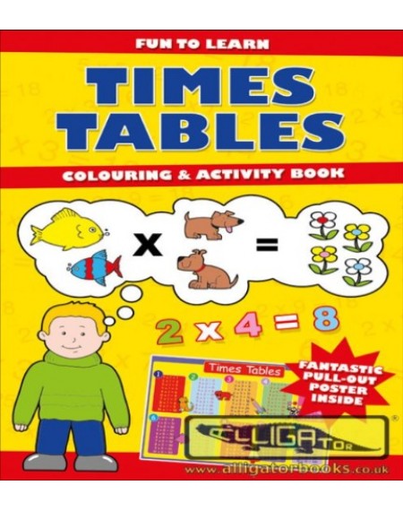 Fun To Learn Times Tables Colouring & Activity Book
