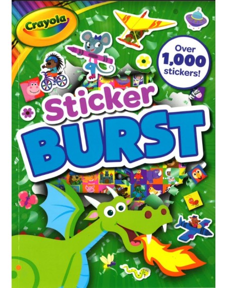 Crayola Sticker Burst ( Green)