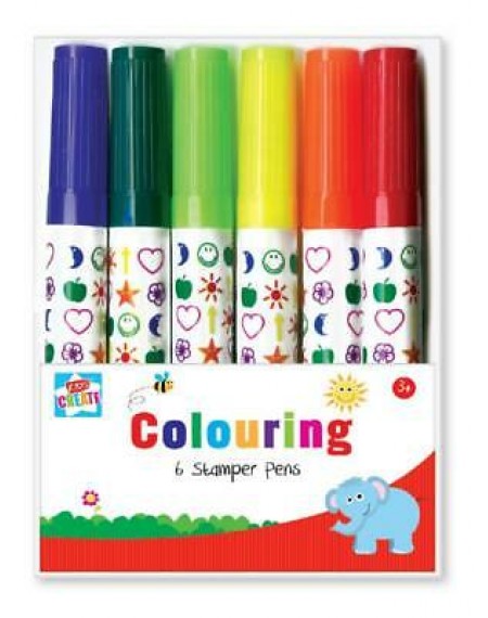 Colouring 6 Stamper Pens