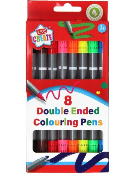 ACT 8 DOUBLE ENDED MARKERS