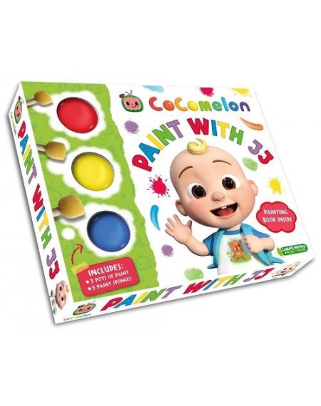 Sponge Art: Cocomelon Paint with JJ