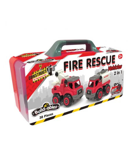 Build-ables - Fire Rescue Vehicles 2 in 1