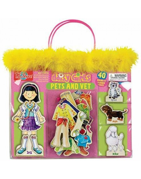40-Piece Magnetic Wooden Dress-Up Dolls : Pets & Vets