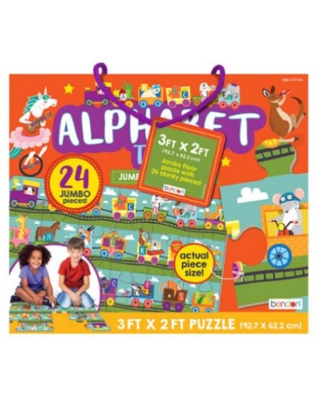Jumbo Floor Puzzle : Alphabet Train