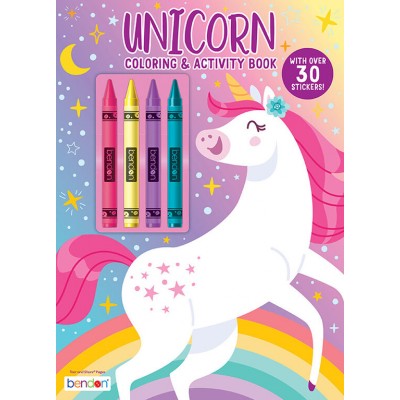 Colouring Book with Crayons