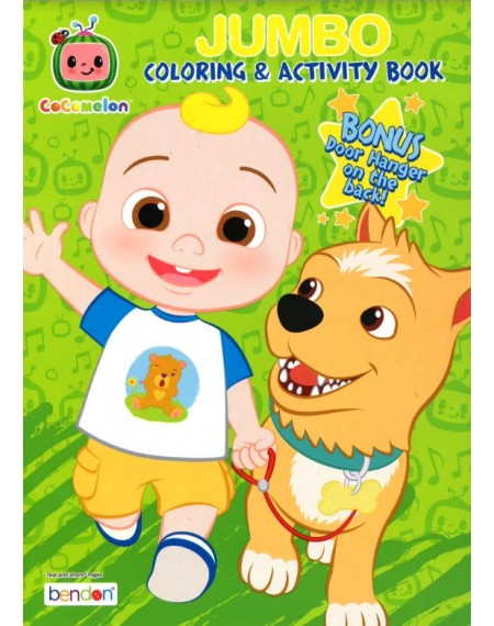 Cocomelon Jumbo Coloring and Activity Book