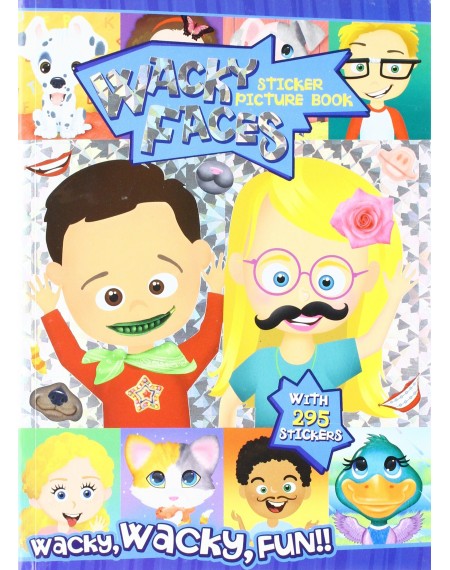 Create-A-Face Sticker Face Book-Wacky Faces