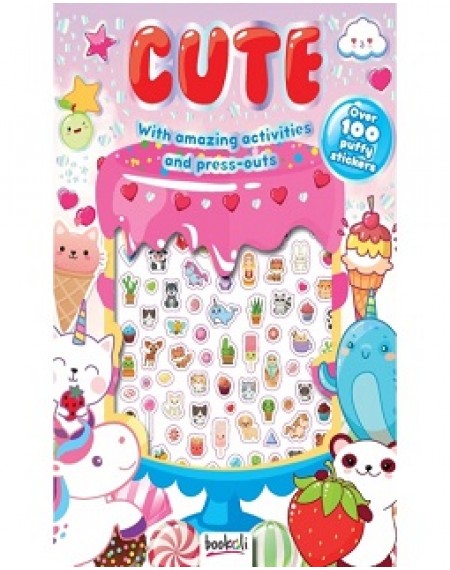 Puffy Sticker Activity Book: Cute
