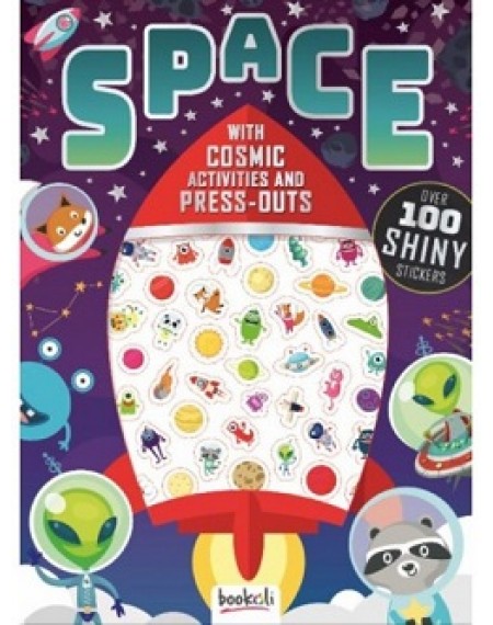 Puffy Sticker Metallic : Space