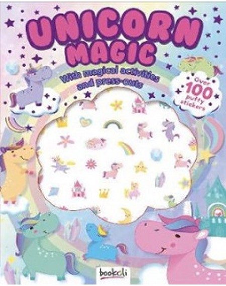 Puffy Sticker Windows: Unicorn Magic