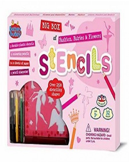 Buddy & Barney BB022 Big Box Stencils : Fashion and Fairies Stencils