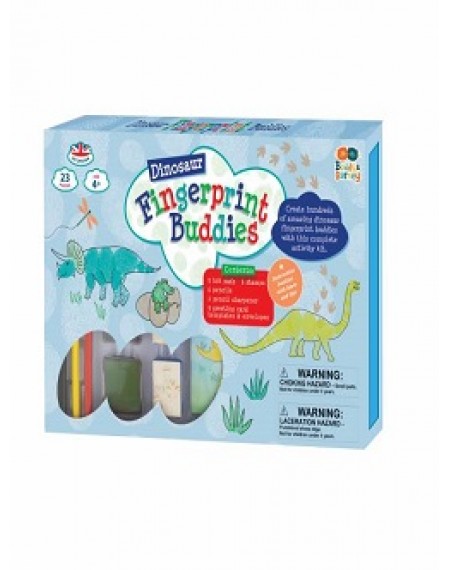 Fingerprint Buddies – single drawer Dinosaurs