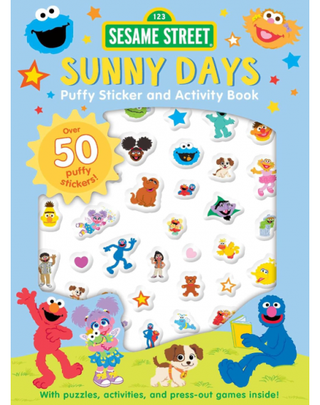 Sesame Street: Sunny Days – Puffy Sticker & Activity Book