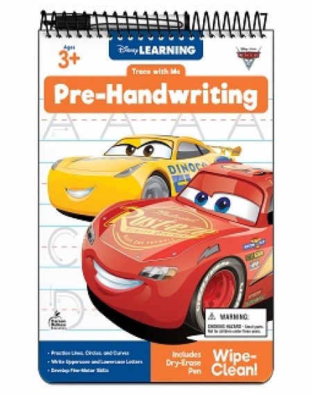 Trace With Me : Cars 3 Pre-Handwriting Activity Pad
