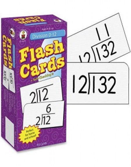 Division 0–12 Flash Cards