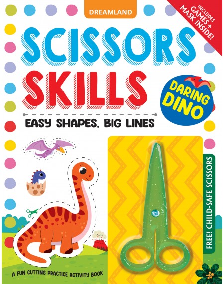 Scissors Skills Activity Book - Daring Dino