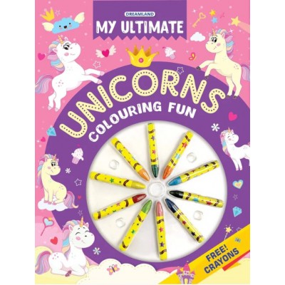 Colouring Book with Crayons
