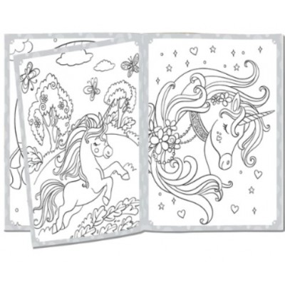 Colouring Book with Crayons