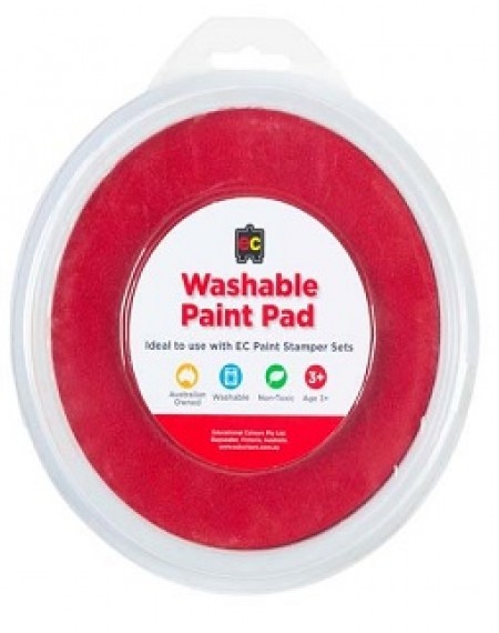Paint Stamper Pad Orange 15cm Diameter