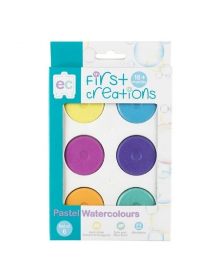 Pastel Watercolours Set of 6