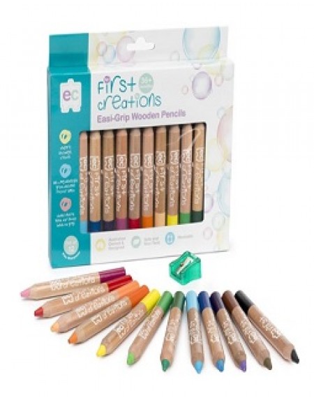 Easi-Grip Wooden Pencils Packet of 12