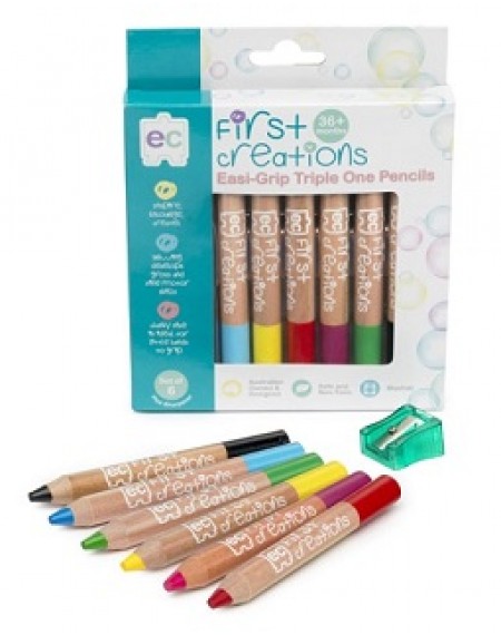 Easi-Grip Watercolour Pencils Packet of 6