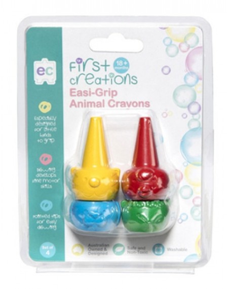 First Creations: Easi-Grip Animal Crayons