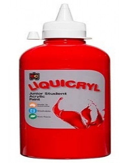 Liquirryl Junior Student Acrylic 500 ML Vermilion