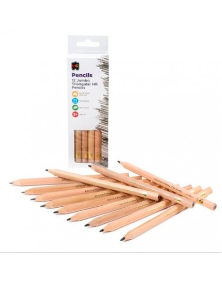 Triangular HB Pencils Pack of 12
