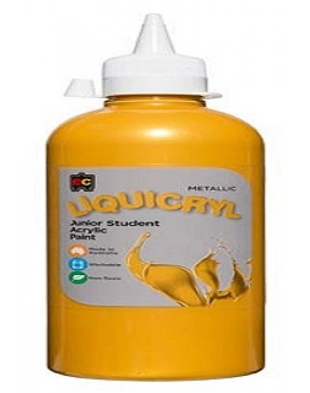 Liquicryl Junior Student Acrylic 500 ML Gold