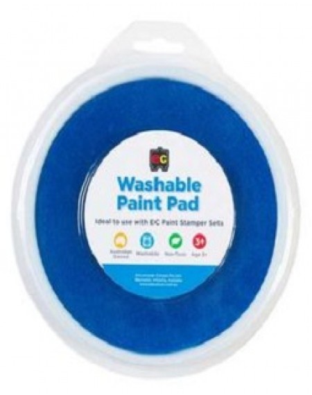 Paint Stamper Pad Washable Blue 15cm