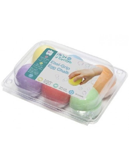 Easi-Grip Egg Chalk Set of 6