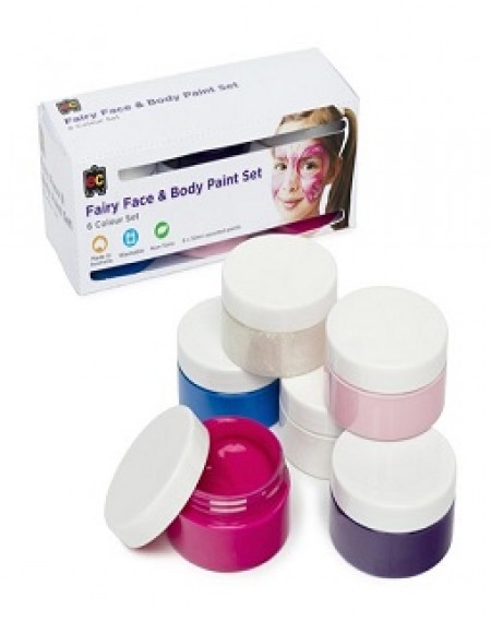 Fairy Face & Body Paint Set Of 6 x 50 ML
