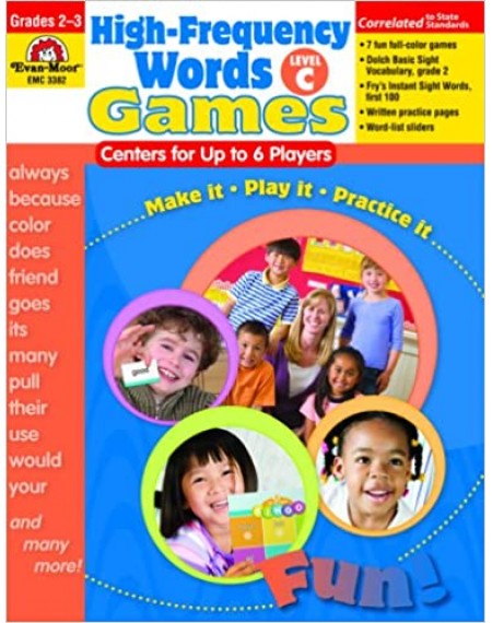 High-Frequency Words: Games, Grades 2-3 : Level C: Centers for Up to 6 Players
