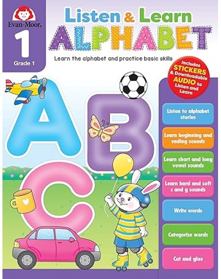 Listen and Learn: Alphabet, Grade 1 Workbook
