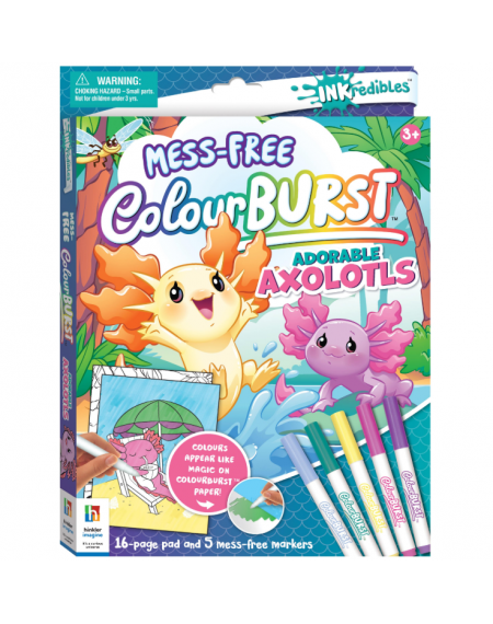 Inkredibles Colour Burst :  Adorable Axolotls