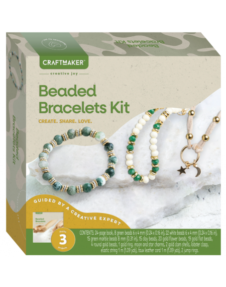 Craft Maker Beaded Bracelets Kit
